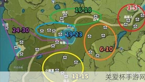 原神肃霜之路宝箱位置大全原神逐月符位置汇总，全网最详细攻略